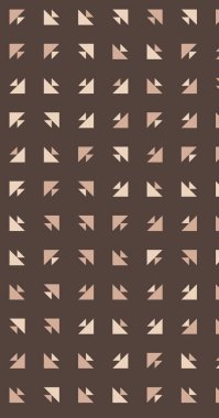 Soyut renkli yarım ton geometrik üretken sanat arka planı, vektör illüstrasyonu 