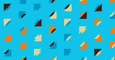 Soyut renkli yarım ton geometrik üretken sanat arka planı, vektör illüstrasyonu 