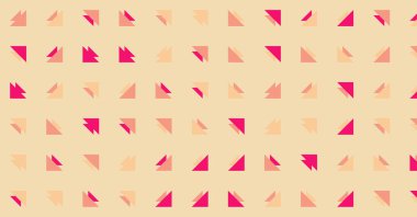 Soyut renkli yarım ton geometrik üretken sanat arka planı, vektör illüstrasyonu 