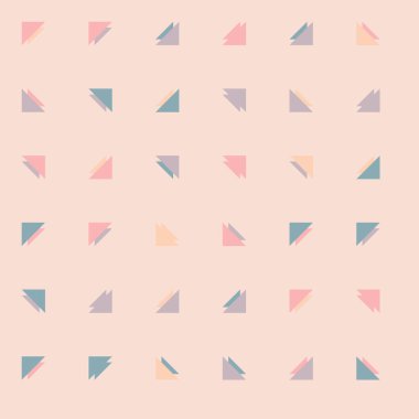 Soyut renkli yarım ton geometrik üretken sanat arka planı, vektör illüstrasyonu 