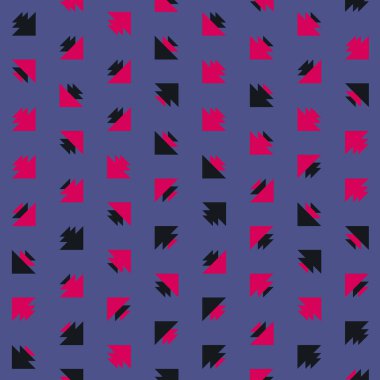 Soyut renkli yarım ton geometrik üretken sanat arka planı, vektör illüstrasyonu 