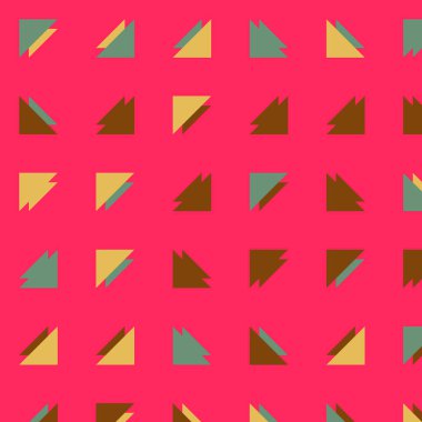 Soyut renkli yarım ton geometrik üretken sanat arka planı, vektör illüstrasyonu 