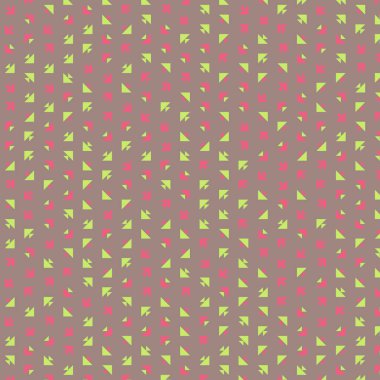 Soyut renkli yarım ton geometrik üretken sanat arka planı, vektör illüstrasyonu 