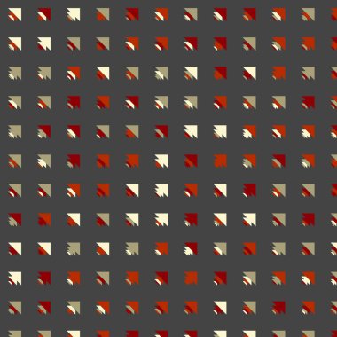 Soyut renkli yarım ton geometrik üretken sanat arka planı, vektör illüstrasyonu 