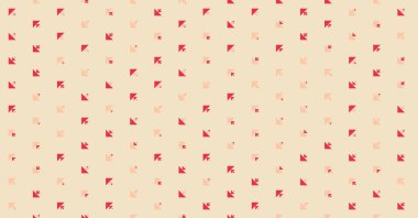 Soyut renkli yarım ton geometrik üretken sanat arka planı, vektör illüstrasyonu 