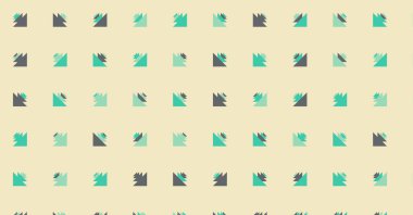 Soyut renkli yarım ton geometrik üretken sanat arka planı, vektör illüstrasyonu 