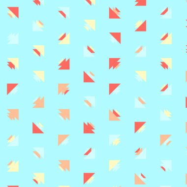 Soyut renkli yarım ton geometrik üretken sanat arka planı, vektör illüstrasyonu 