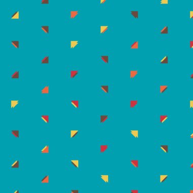 Soyut renkli yarım ton geometrik üretken sanat arka planı, vektör illüstrasyonu 