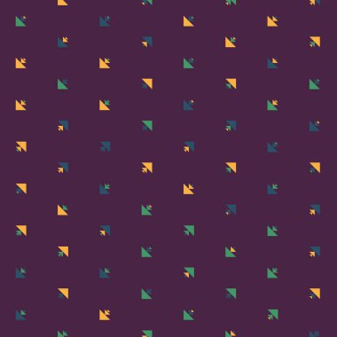 Soyut renkli yarım ton geometrik üretken sanat arka planı, vektör illüstrasyonu 