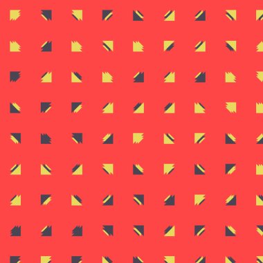 Soyut renkli yarım ton geometrik üretken sanat arka planı, vektör illüstrasyonu 