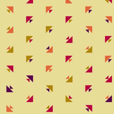 Soyut renkli yarım ton geometrik üretken sanat arka planı, vektör illüstrasyonu 