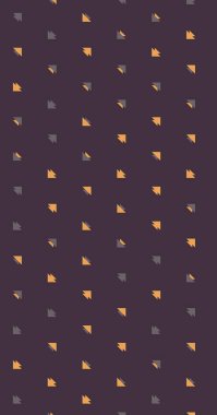 Soyut renkli yarım ton geometrik üretken sanat arka planı, vektör illüstrasyonu 