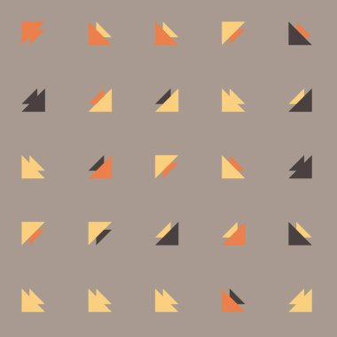 Soyut renkli yarım ton geometrik üretken sanat arka planı, vektör illüstrasyonu 