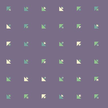 Soyut renkli yarım ton geometrik üretken sanat arka planı, vektör illüstrasyonu 