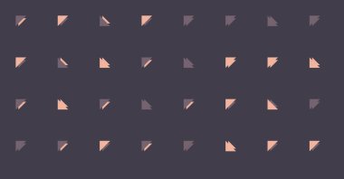 Soyut renkli yarım ton geometrik üretken sanat arka planı, vektör illüstrasyonu 