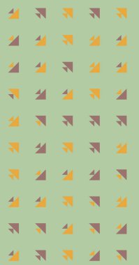 Soyut renkli yarım ton geometrik üretken sanat arka planı, vektör illüstrasyonu 