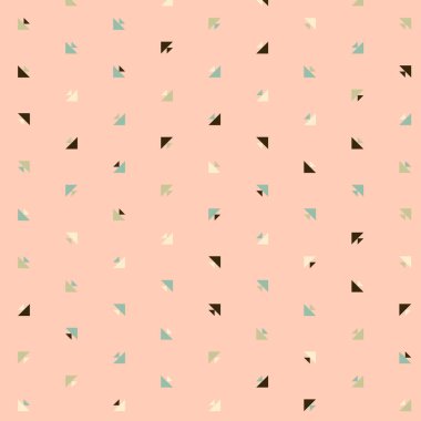 Soyut renkli yarım ton geometrik üretken sanat arka planı, vektör illüstrasyonu 