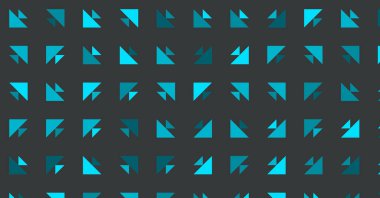 Soyut renkli yarım ton geometrik üretken sanat arka planı, vektör illüstrasyonu 