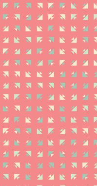 Soyut renkli yarım ton geometrik üretken sanat arka planı, vektör illüstrasyonu 