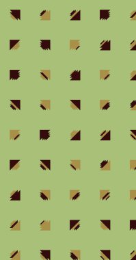 Soyut renkli yarım ton geometrik üretken sanat arka planı, vektör illüstrasyonu 