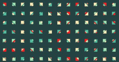 Soyut Renk Yarım Tonlama Noktaları üretken sanat arkaplanı çizimi