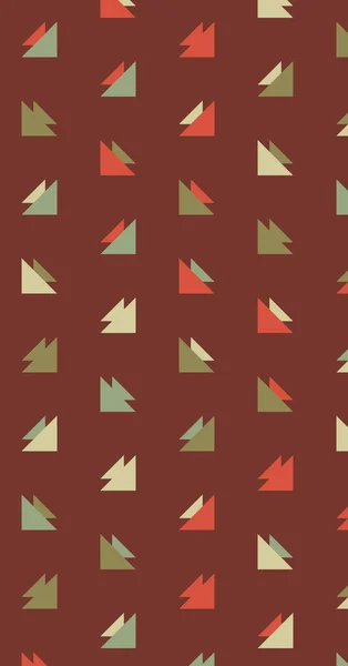 抽象的なカラフルな半幾何学的生成アートの背景 ベクトルイラスト — ストックベクタ