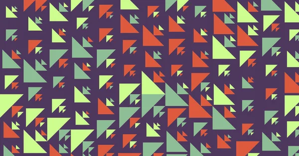 Abstrakte Farbe Generative Kunst Hintergrund Illustration — Stockvektor