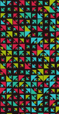 Soyut Renk Yarım Tonlama Noktaları üretken sanat arkaplanı çizimi