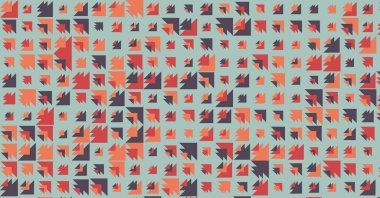 soyut renkli yarım tonlu noktalar üretken sanat arkaplan çizimleri