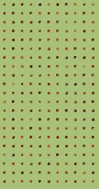 soyut renkli yarım tonlu noktalar üretken sanat arkaplan çizimleri