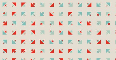 soyut renkli yarım tonlu noktalar üretken sanat arkaplan çizimleri