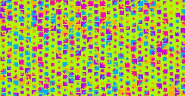 soyut renkli yarım tonlu noktalar üretken sanat arkaplan çizimleri