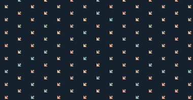 soyut renkli yarım tonlu noktalar üretken sanat arkaplan çizimleri