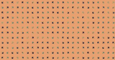 soyut renkli yarım tonlu noktalar üretken sanat arkaplan çizimleri