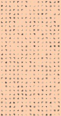 soyut renkli yarım tonlu noktalar üretken sanat arkaplan çizimleri