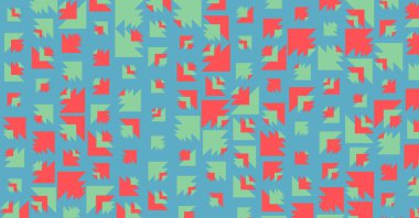 soyut renkli yarım tonlu noktalar üretken sanat arkaplan çizimleri