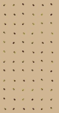 Soyut Renk Yarım Tonlama Noktaları, Üretken sanat arkaplanı çizimi