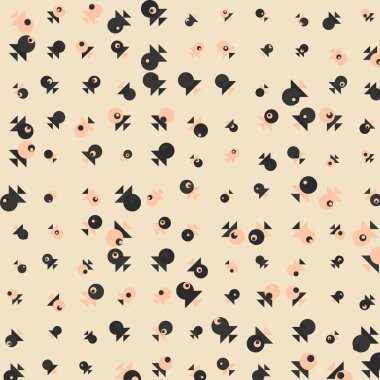 soyut renkli yarım tonlu noktalar üretken sanat arkaplan çizimleri