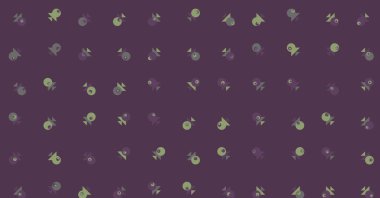 Soyut Renk Yarım Tonlama Noktaları, Üretken sanat arkaplanı çizimi