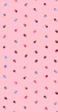 Soyut Renk Yarım Tonlama Noktaları üretken sanat arkaplanı çizimi