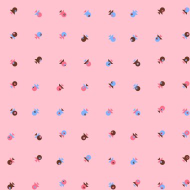 Soyut Renk Yarım Tonlama Noktaları, Üretken sanat arkaplanı çizimi