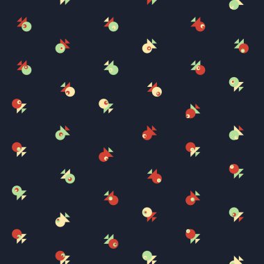 Soyut Renk Yarım Tonlama Noktaları, Üretken sanat arkaplanı çizimi