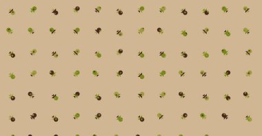 soyut renkli yarım tonlu noktalar üretken sanat arkaplan çizimleri