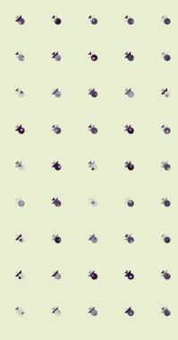 Soyut Renk Yarım Tonlama Noktaları üretken sanat arkaplanı çizimi