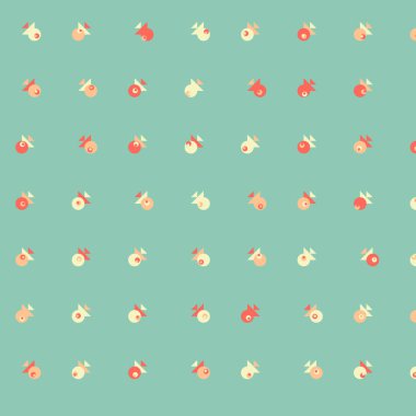 Soyut Renkli Yarım Tonlu Noktalar, Üretken sanat arkaplan çizimi