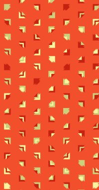 Çoklu üçgenden yapılmış ok şekilli dikey vektör şablonu. Düz arkaplan ile üretken sanat 