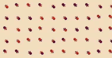 Soyut Renkli Yarım Tonlu Noktalar, Üretken sanat arkaplan çizimi