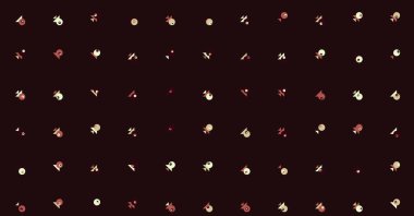 Soyut Renkli Yarım Tonlu Noktalar, Üretken sanat arkaplan çizimi