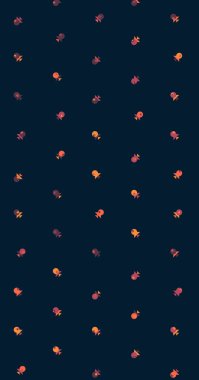 Soyut Renkli Yarım Tonlu Noktalar, Üretken sanat arkaplan çizimi