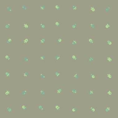 Soyut Renk Yarım Tonlama Noktaları üretken sanat arkaplanı çizimi